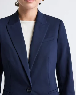 Limitless One-Button Fitted Blazer