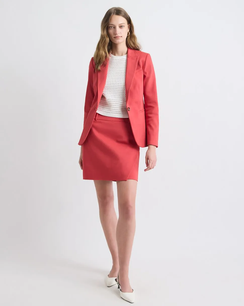 Limitless One-Button Fitted Blazer