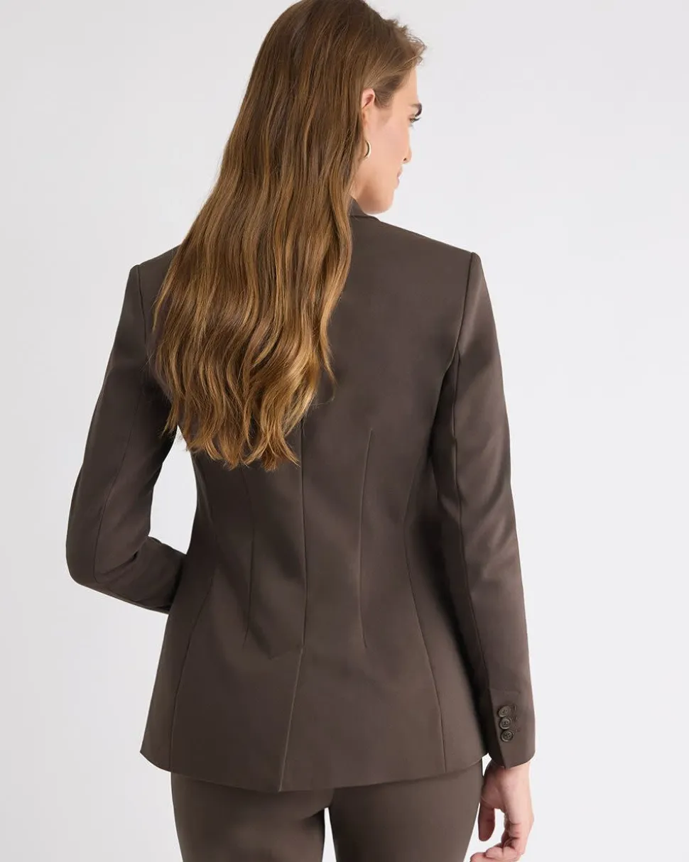 Limitless One-Button Fitted Blazer