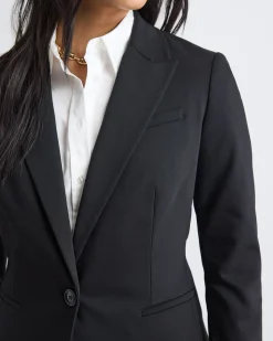 Limitless One-Button Fitted Blazer