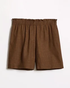 Linen High-Waisted Short