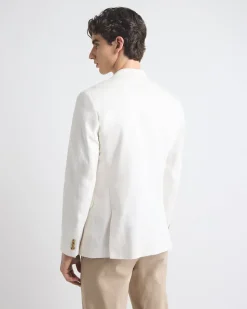 Linen-Blend Blazer