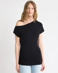 Long Asymmetrical Draped Sweater