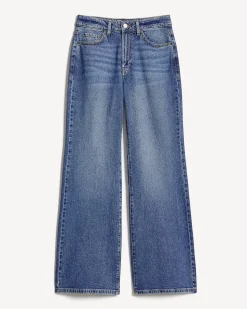 Long High-Rise Wide-Leg Jeans