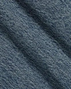 Long Medium-Wash High-Waisted Wide-Leg Jeans