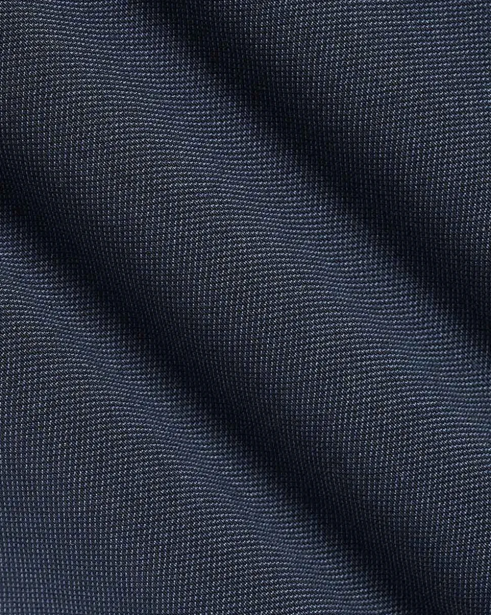 Long-Sleeve Piqué Cotton Shirt