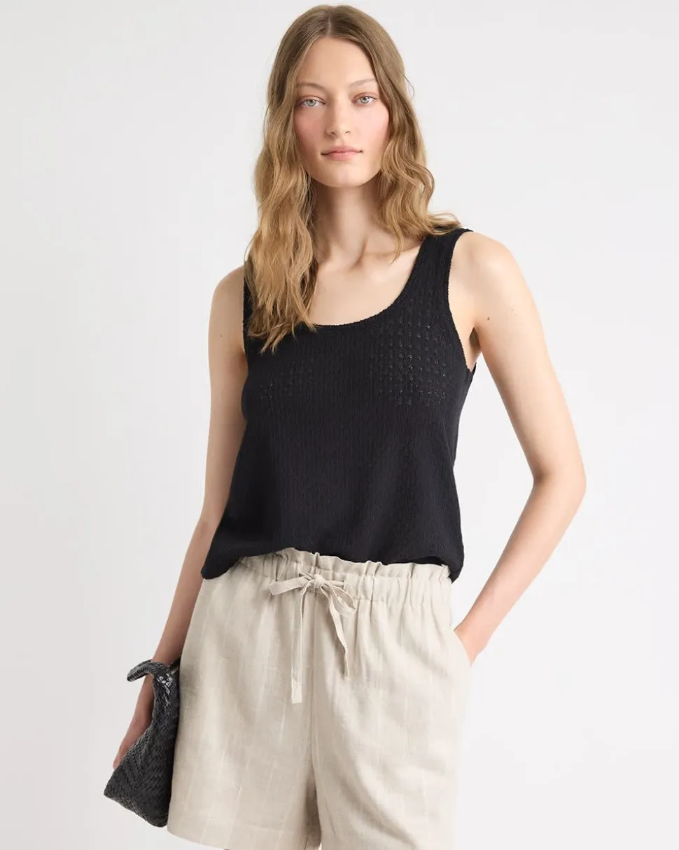 Loose Crochet Tank Top