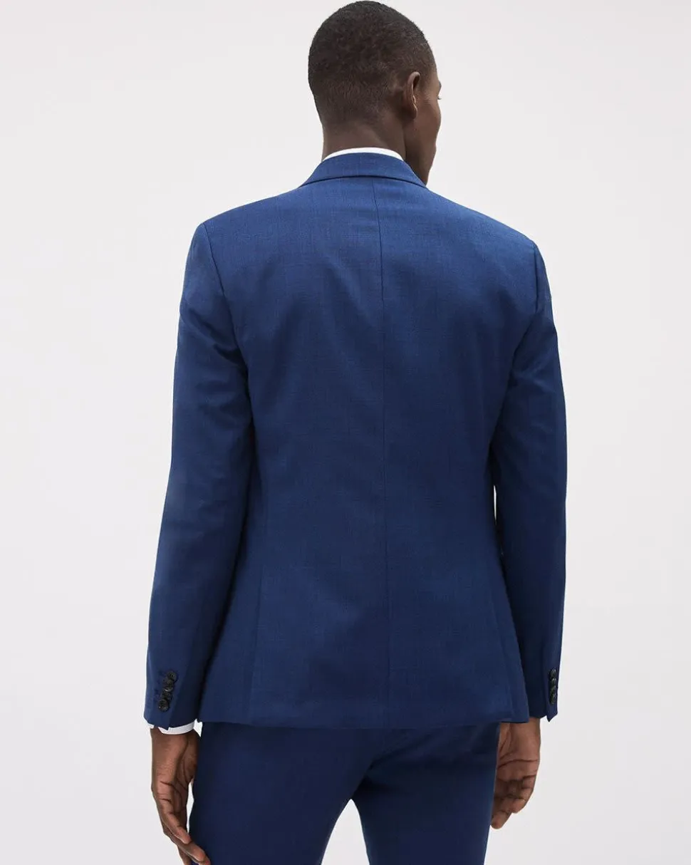 Medium Blue Wool Essential Blazer