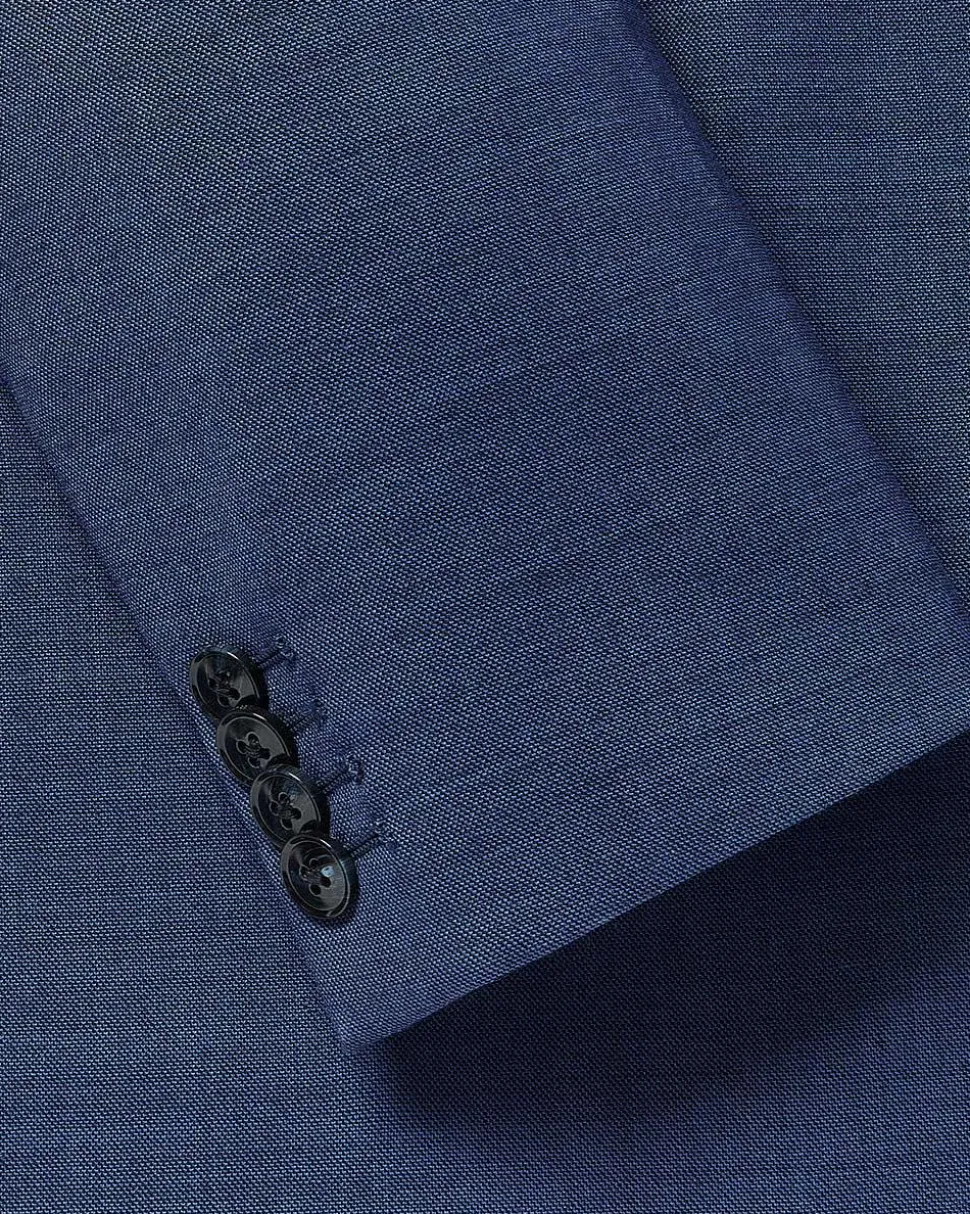 Medium Blue Wool Essential Blazer