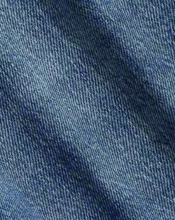 Medium-Wash High-Waisted Wide-Leg Jeans
