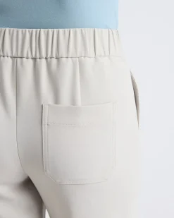 Mid-Rise Tapered-Leg Flowy Jogger Pant