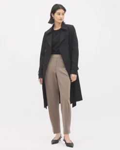Mid-Rise Tapered-Leg Flowy Jogger Pant