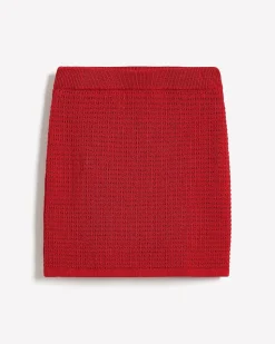 Mini-Skirt with Pointelle Stitches