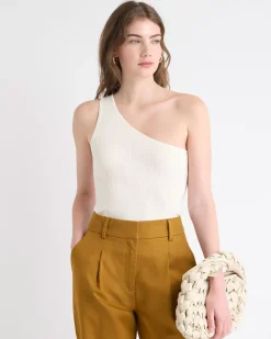 One-Shoulder Bodycon Tank