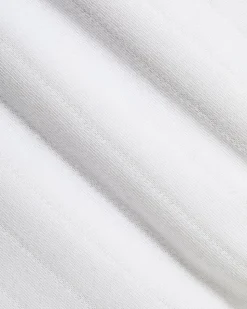 Oversized Short-Sleeve Crew-Neck Textured Tee