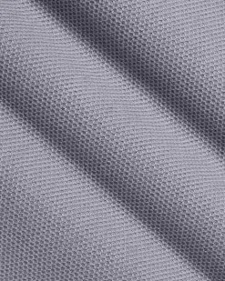 Oversized Short-Sleeve Textured Polo