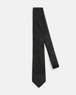 Paisley Black on Black Regular Tie