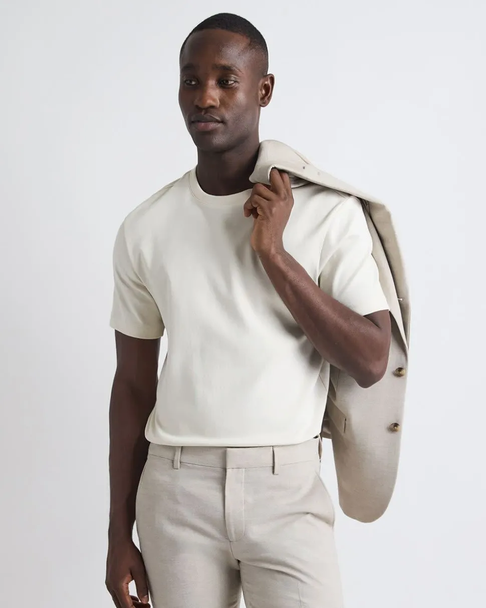 Refined InterLock Cotton Crew-Neck T-Shirt