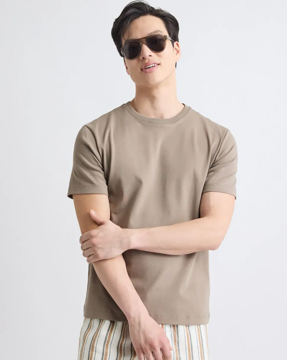 Refined InterLock Cotton Crew-Neck T-Shirt