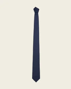 Regular Solid Navy Tie