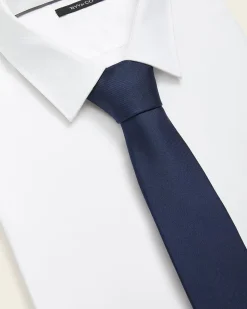 Regular Solid Navy Tie