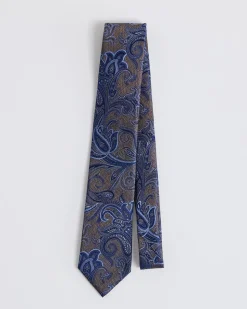 Regular Tie with Paisley Pattern