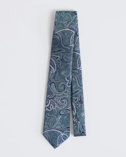 Regular Tie with Paisley Pattern