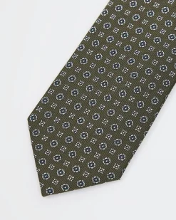 Regular Tie with Vintage Geometric Pattern
