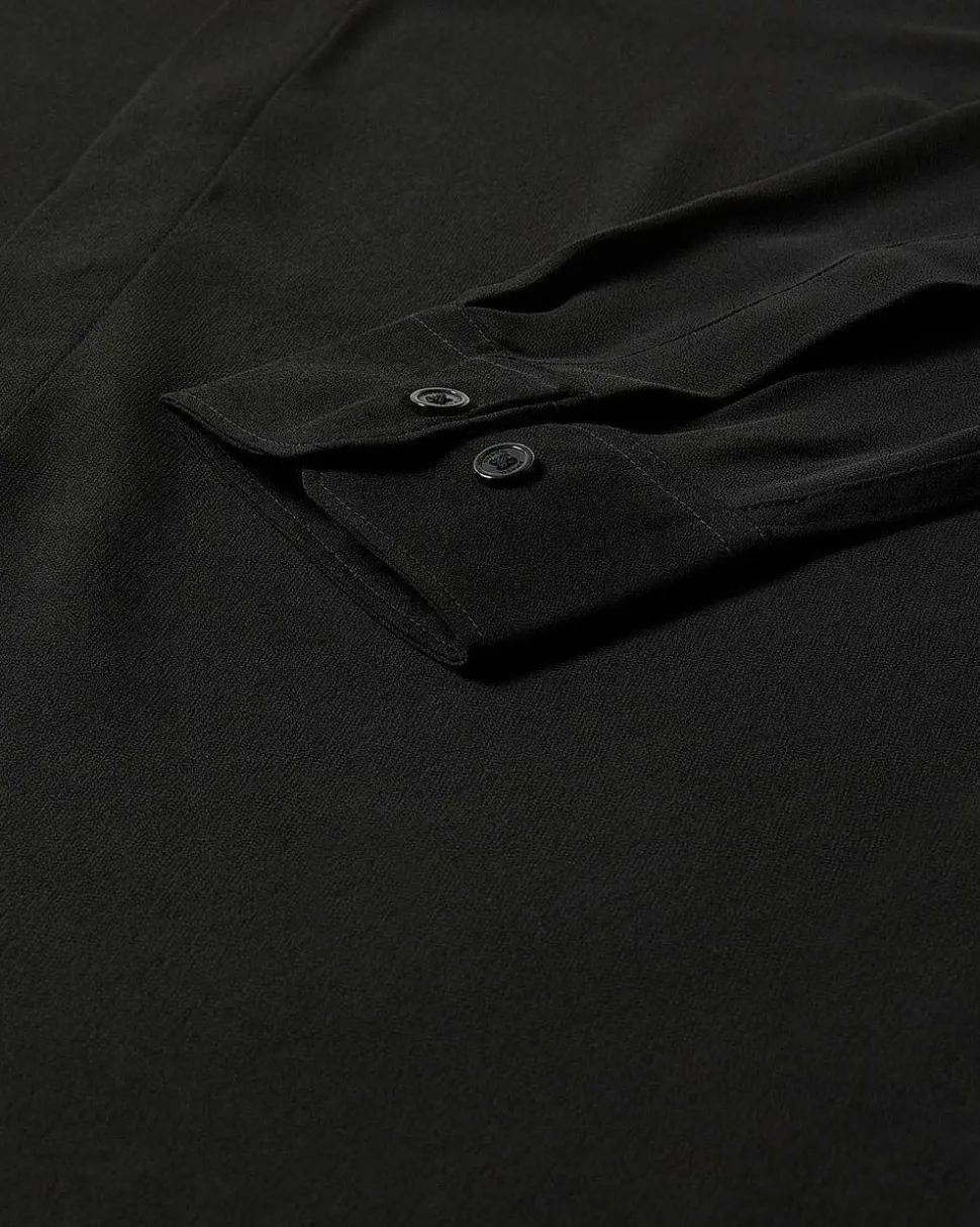 Regular-Fit Sheer Dress Shirt