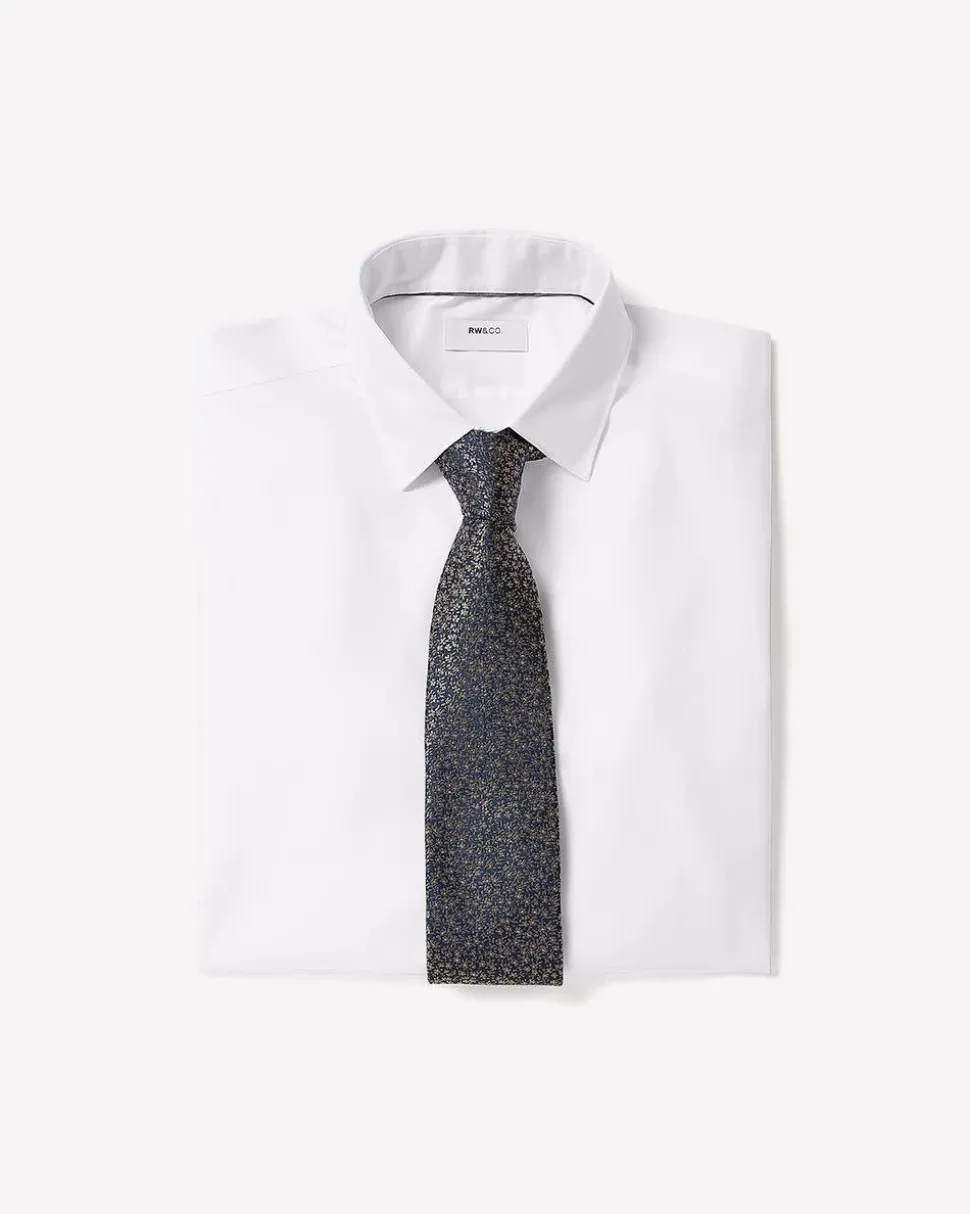 Regular-Fit Solid Twill Dress Shirt