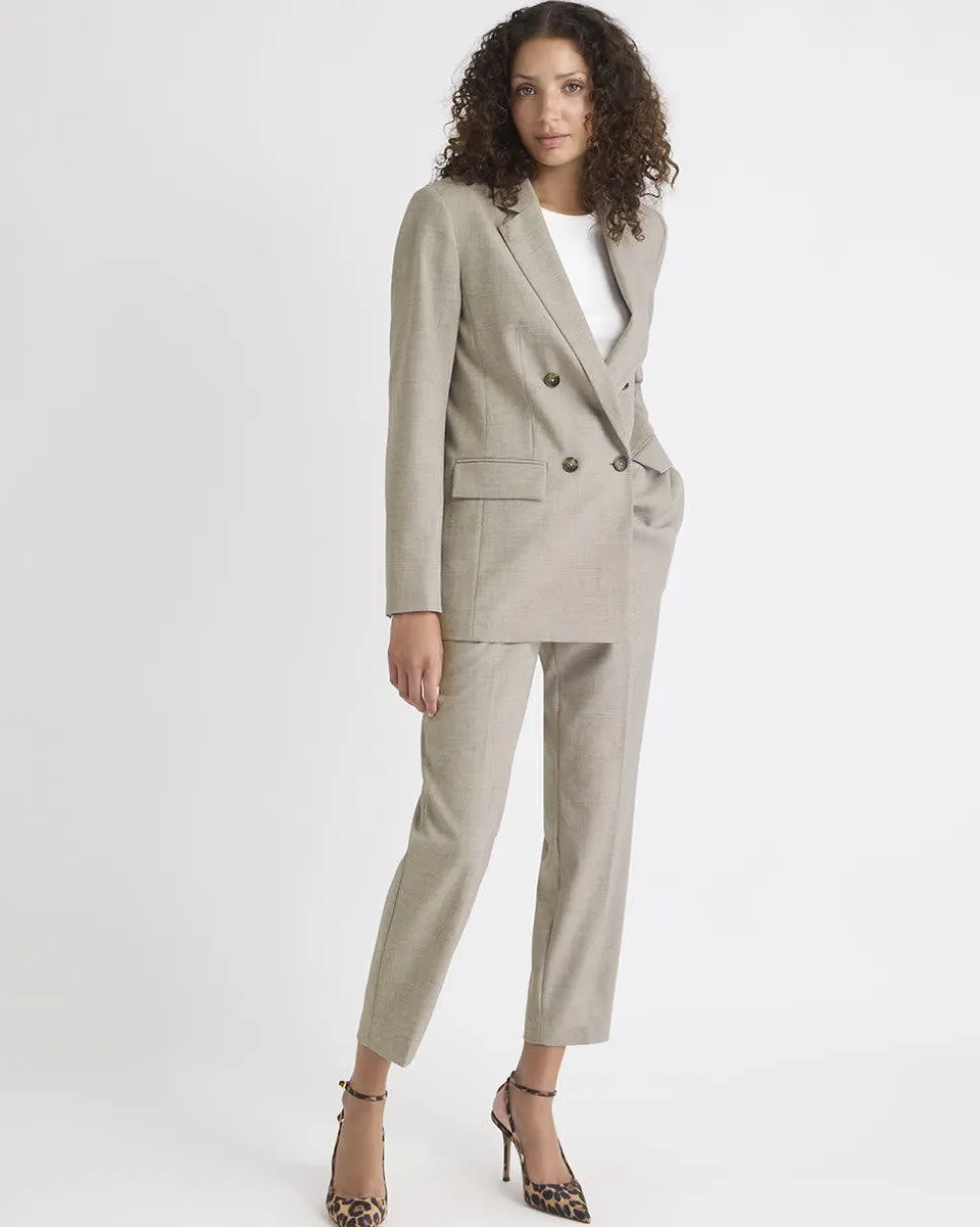 Relaxed-Fit Double-Breasted Blazer