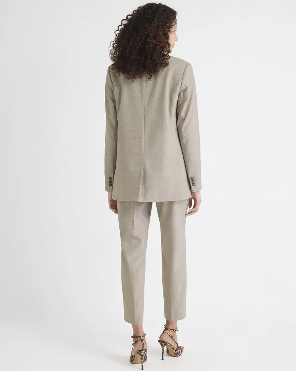 Relaxed-Fit Double-Breasted Blazer