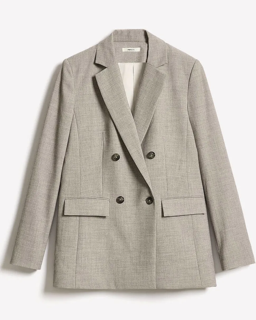 Relaxed-Fit Double-Breasted Blazer