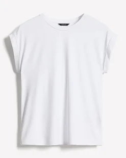 Relaxed-Fit Extended-Sleeve Crew-Neck Tee