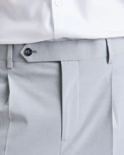 Relaxed-Fit Light Grey Suit Pant