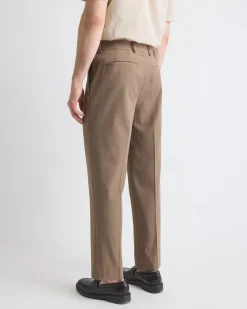 Relaxed-Fit Rose Taupe Suit Pant