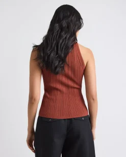 Ribbed Polo Tank