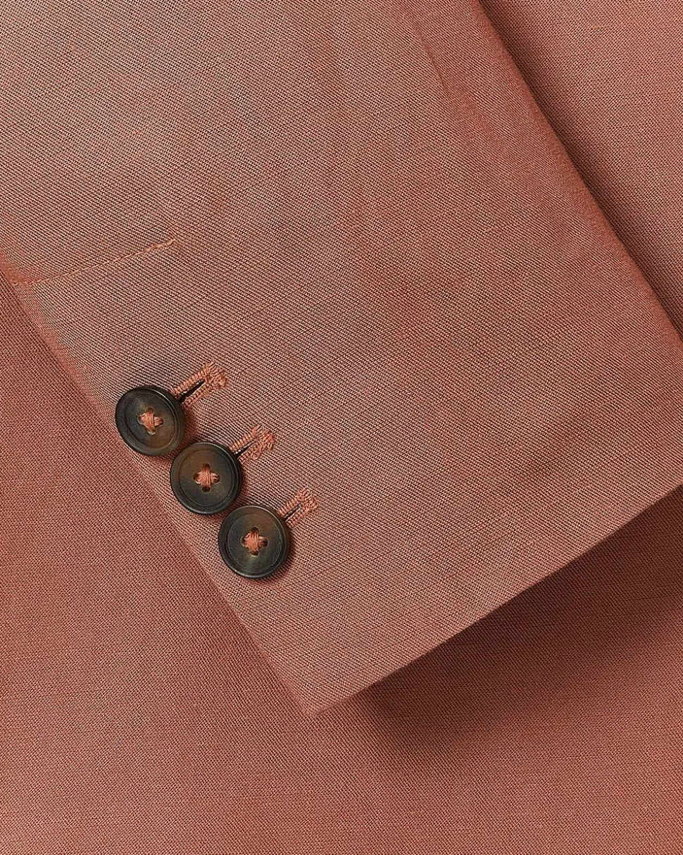 Russet One-Button Blazer
