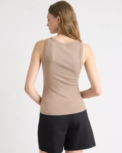 Scoop-Neck Cami with Wide Straps