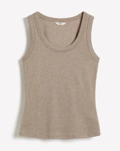 Scoop-Neck Cami with Wide Straps