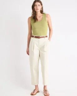 Scoop-Neck Cami with Wide Straps