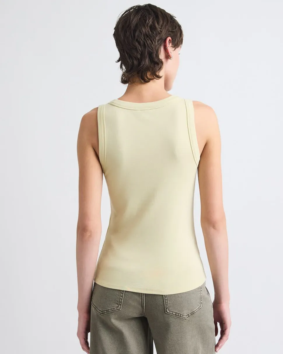 Scoop-Neck Cami with Wide Straps