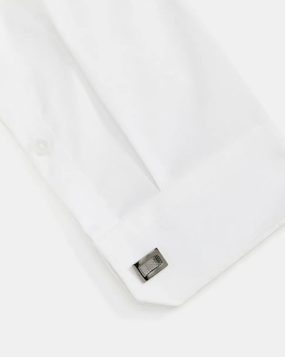 Shiny Gunmetal Cuff Links