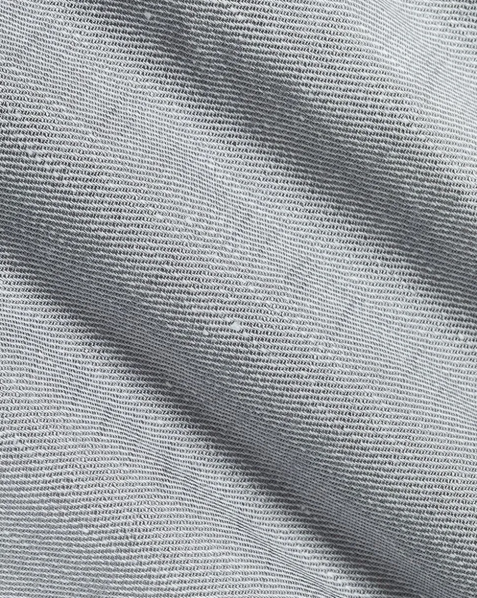 Short Grey-Linen Vest