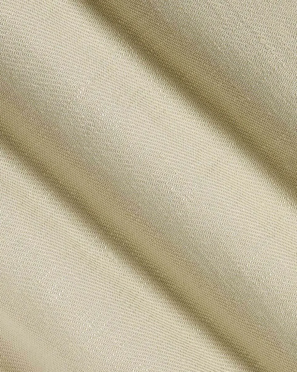 Short Linen-Blend Vest