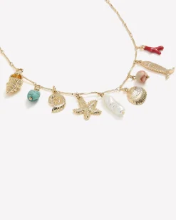 Short Necklace with Charms