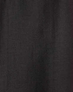 Short-Sleeve Buttoned-Down Blouse with Shirt Collar