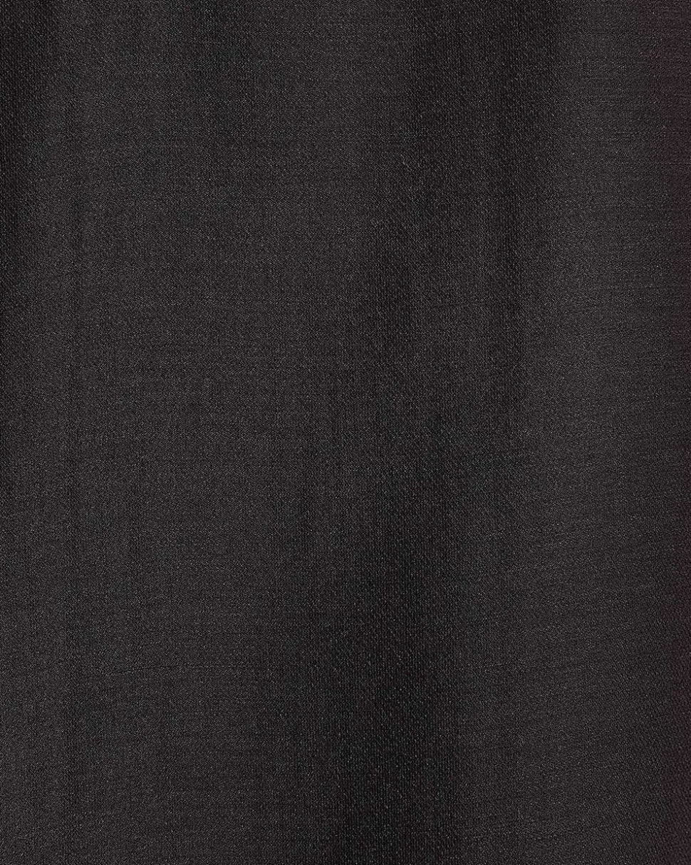 Short-Sleeve Buttoned-Down Blouse with Shirt Collar