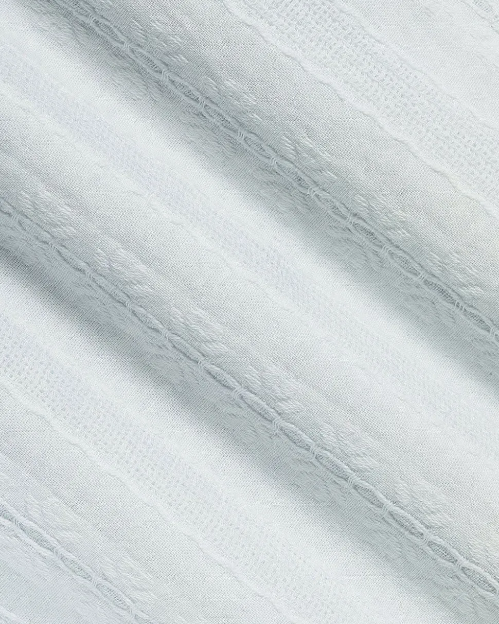 Short-Sleeve Camp-Collar Textured Shirt