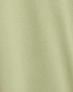Short-Sleeve Crew-Neck Top with Embroideries